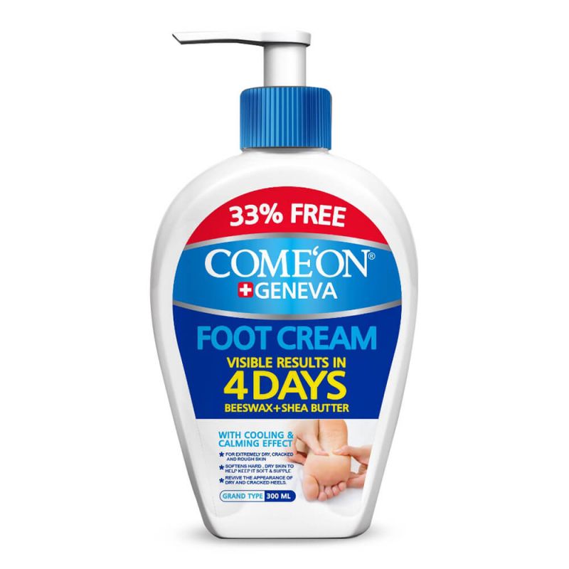 comeon-cream-foot-246130141113 % کرم ضد ترک پا کامان حجم 300 میل