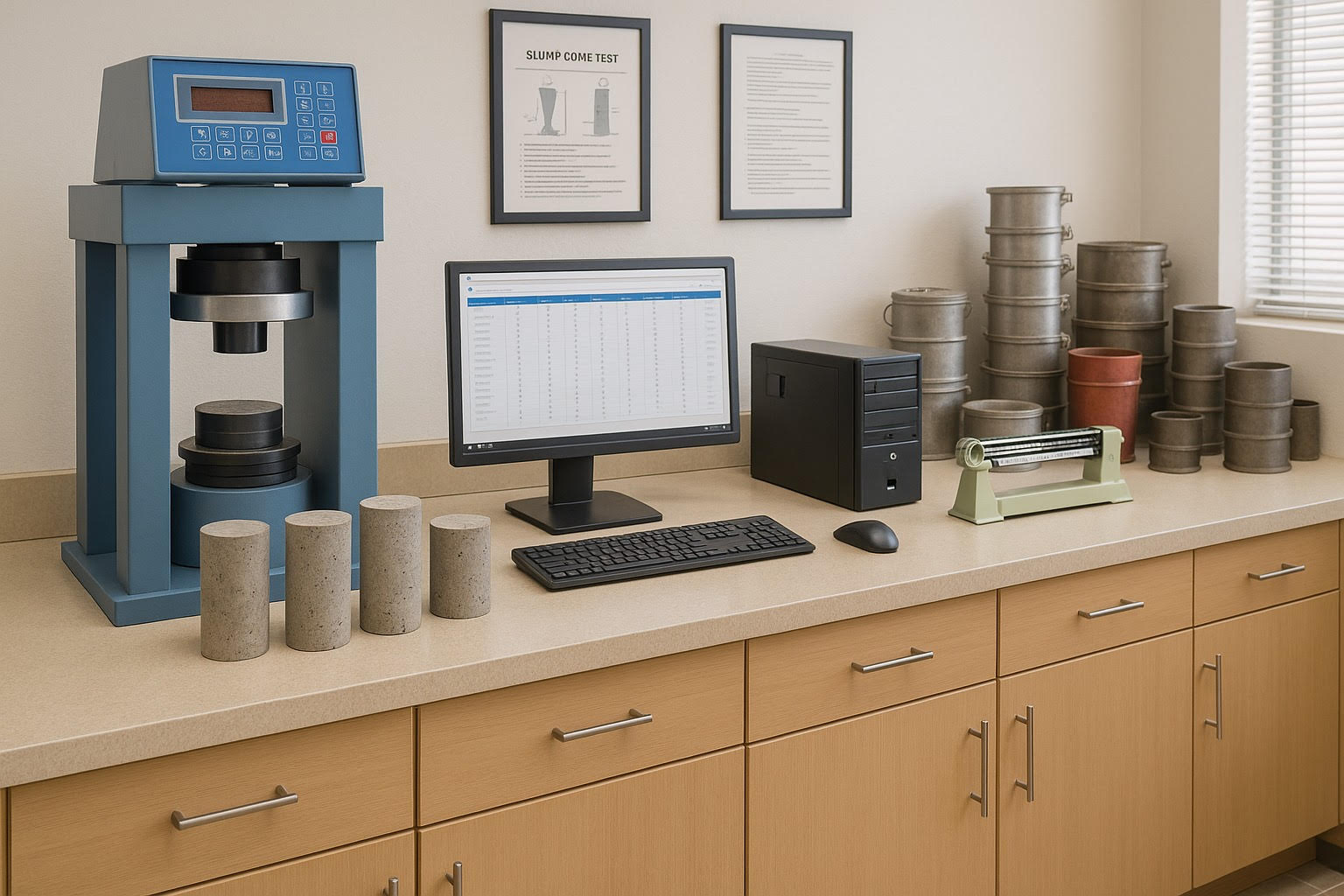 نرم افزار مدیریت ازمایشگاه بتن